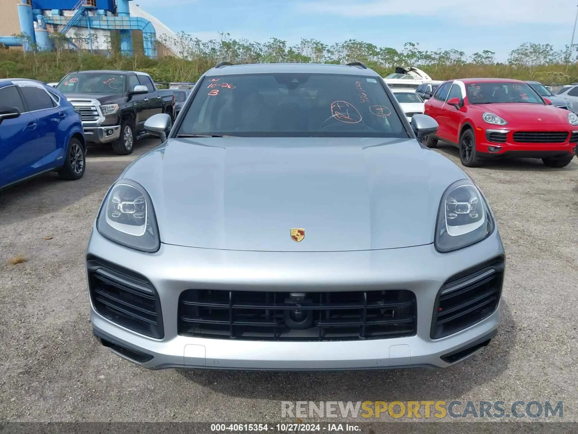 6 fotografías del automóvil dañado WP1AB2AY6LDA29058 PORSCHE CAYENNE 2020