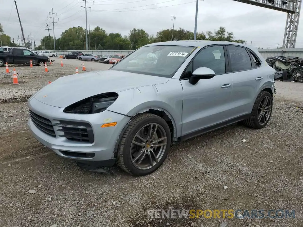 1 fotografías del automóvil dañado WP1AB2AY8LDA27666 PORSCHE CAYENNE 2020