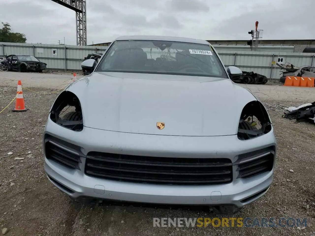 5 fotografías del automóvil dañado WP1AB2AY8LDA27666 PORSCHE CAYENNE 2020