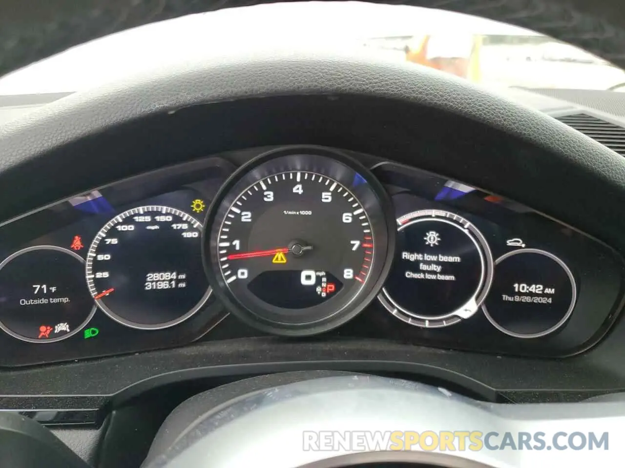 9 fotografías del automóvil dañado WP1AB2AY8LDA27666 PORSCHE CAYENNE 2020