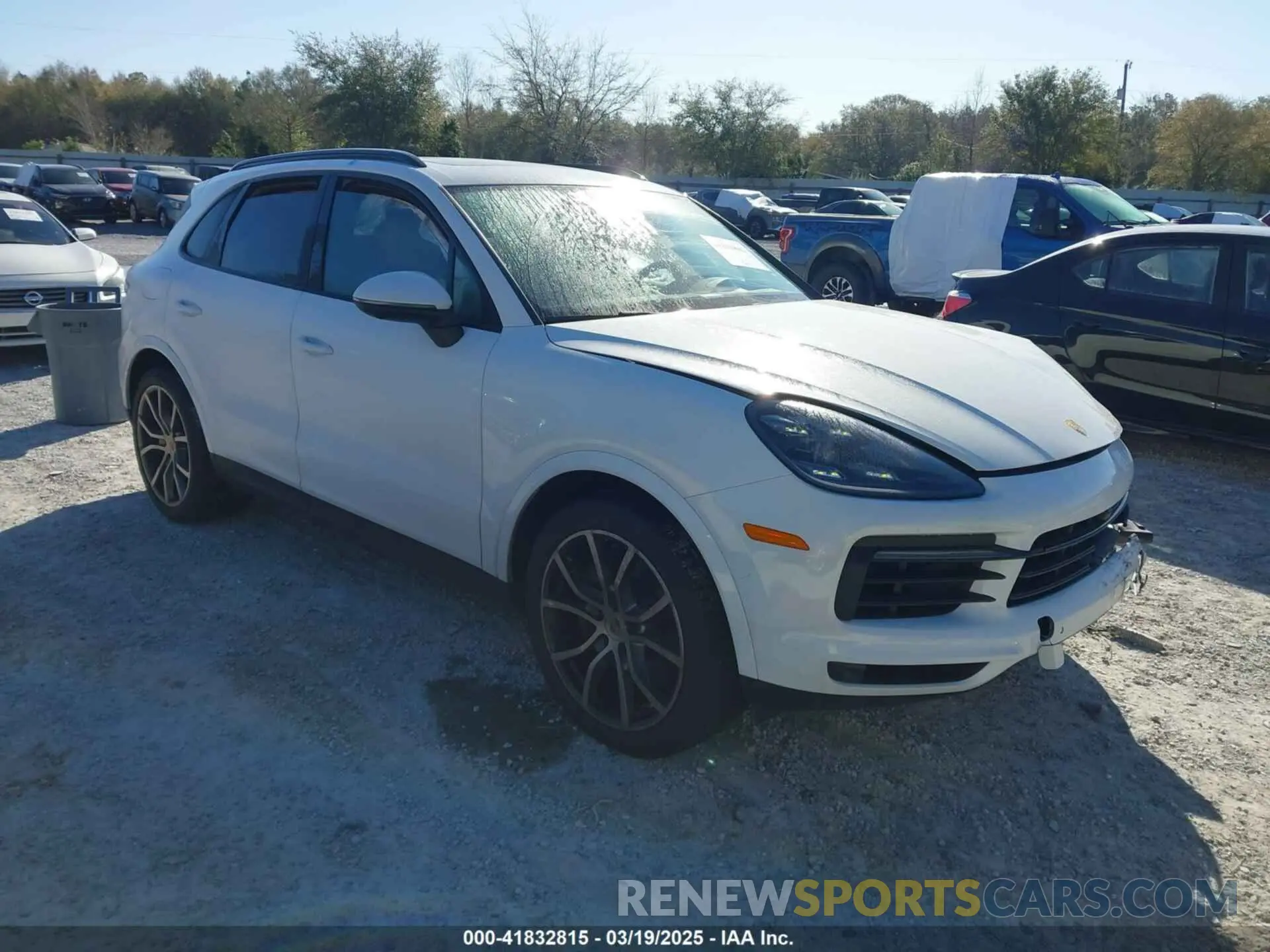 1 fotografías del automóvil dañado WP1AB2AY9LDA28759 PORSCHE CAYENNE 2020