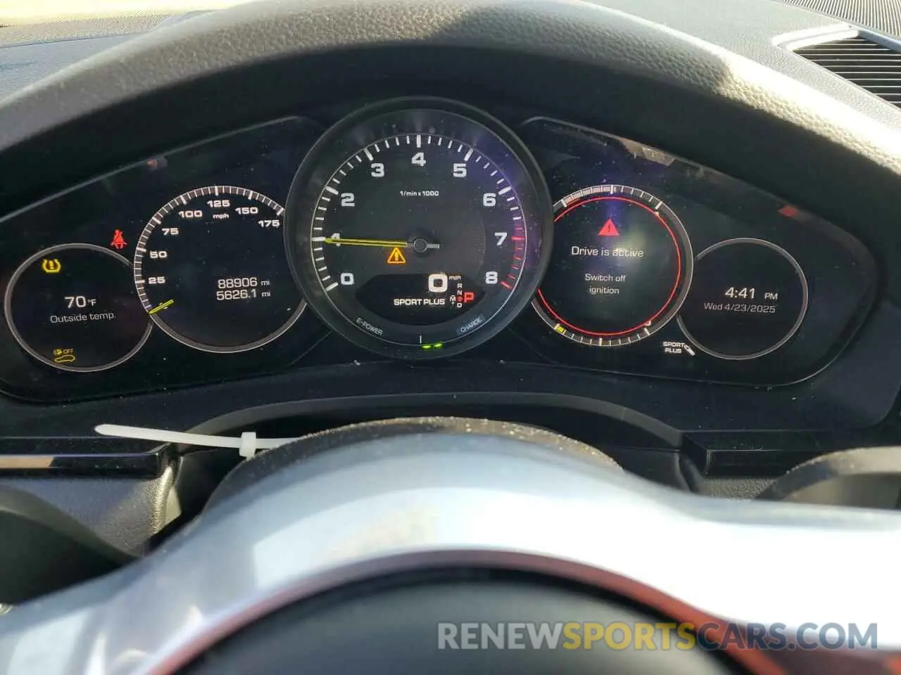 9 fotografías del automóvil dañado WP1AE2AY8LDA22202 PORSCHE CAYENNE 2020