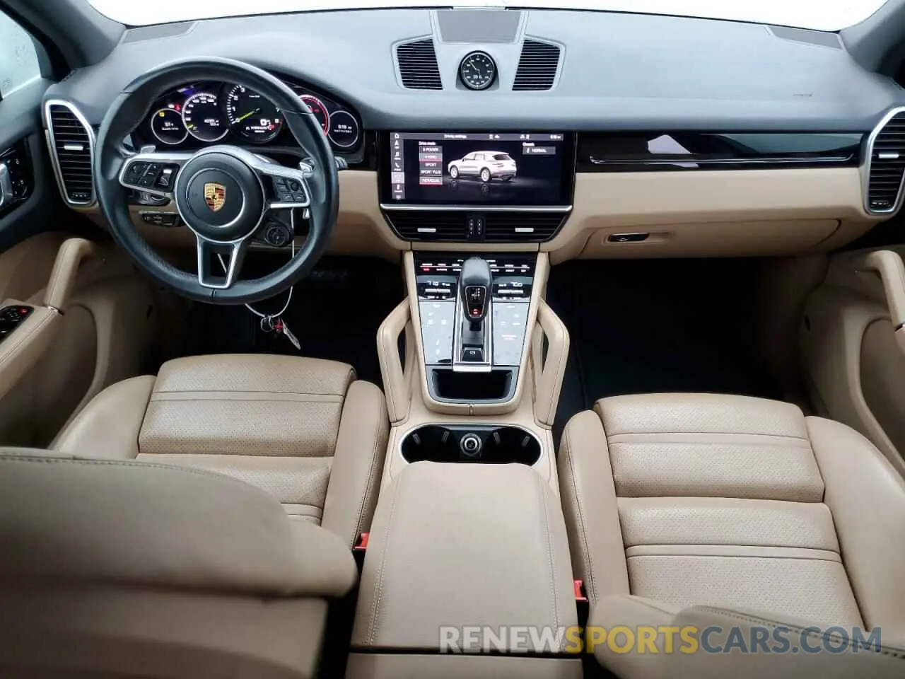 8 fotografías del automóvil dañado WP1AE2AYXLDA23108 PORSCHE CAYENNE 2020