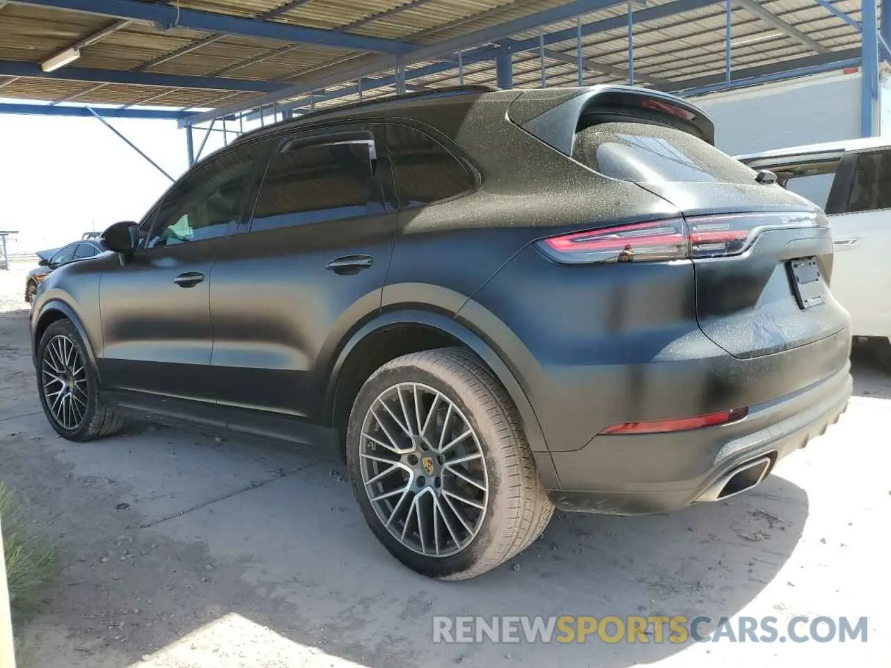 2 fotografías del automóvil dañado WP1AA2AY0MDA05827 PORSCHE CAYENNE 2021