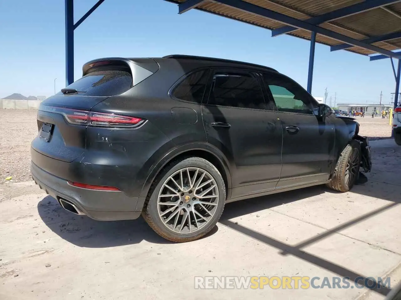 3 fotografías del automóvil dañado WP1AA2AY0MDA05827 PORSCHE CAYENNE 2021