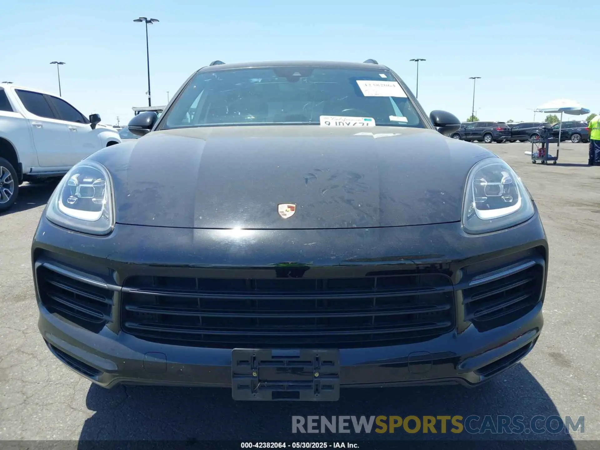 12 fotografías del automóvil dañado WP1AA2AY1MDA08476 PORSCHE CAYENNE 2021