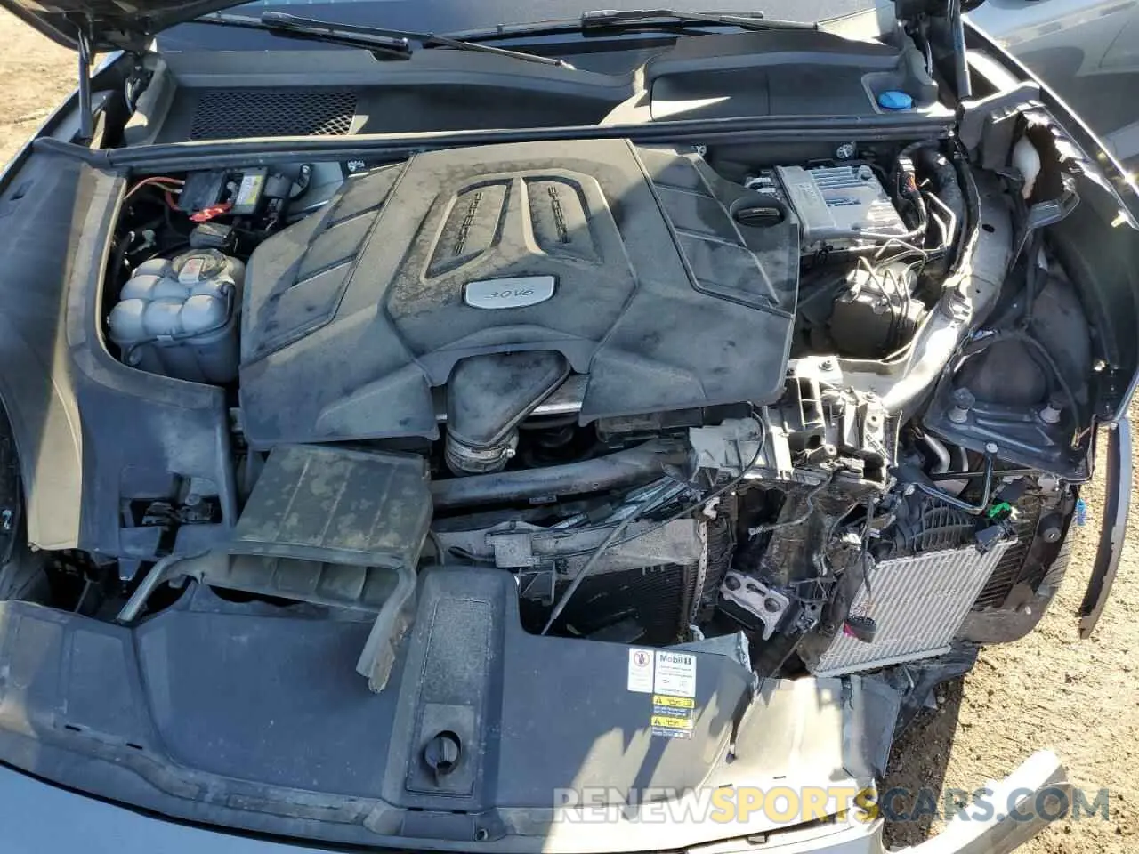 12 fotografías del automóvil dañado WP1AA2AY1MDA10213 PORSCHE CAYENNE 2021
