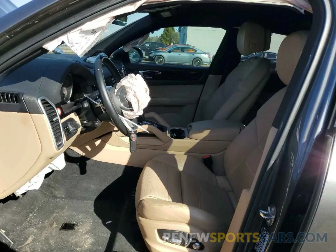 7 fotografías del automóvil dañado WP1AA2AY1MDA10213 PORSCHE CAYENNE 2021