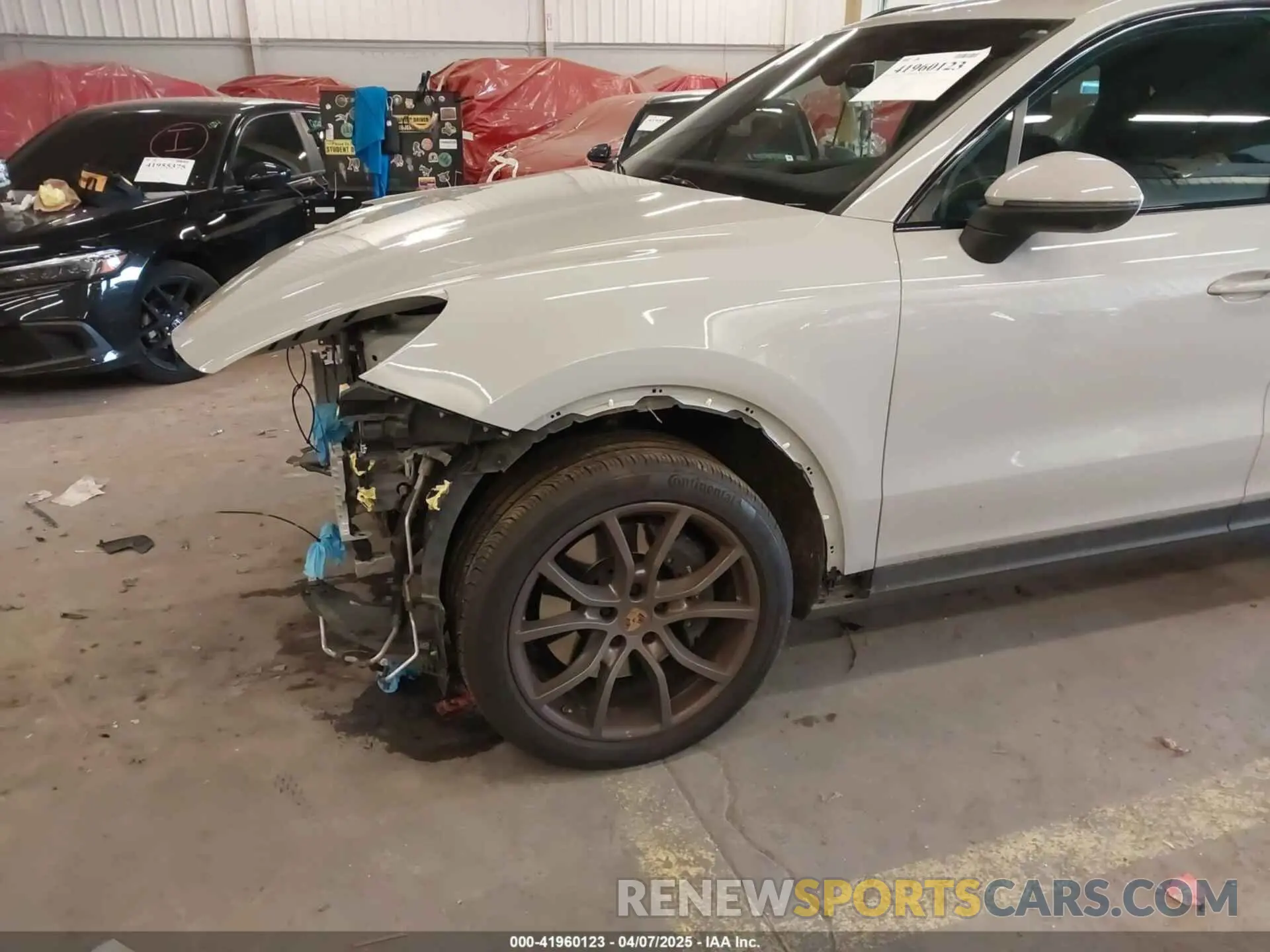 6 fotografías del automóvil dañado WP1AA2AY2MDA02282 PORSCHE CAYENNE 2021