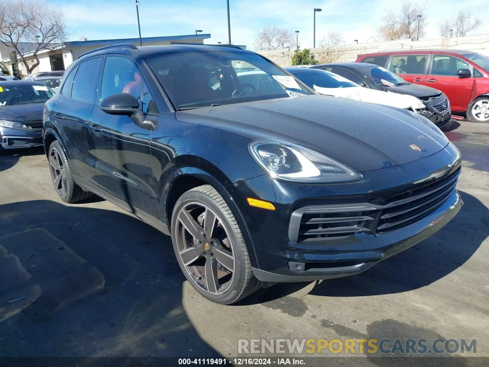 1 fotografías del automóvil dañado WP1AA2AY2MDA03657 PORSCHE CAYENNE 2021