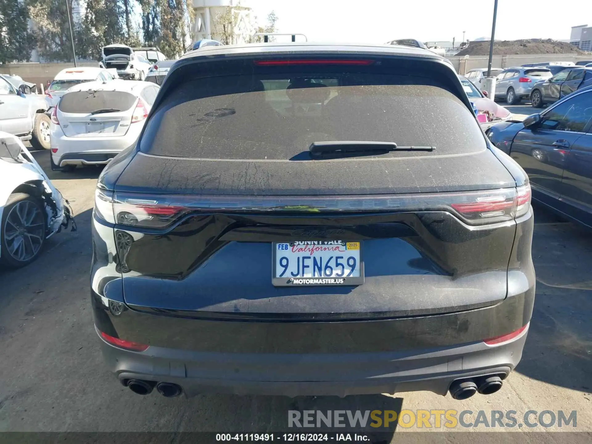 16 fotografías del automóvil dañado WP1AA2AY2MDA03657 PORSCHE CAYENNE 2021