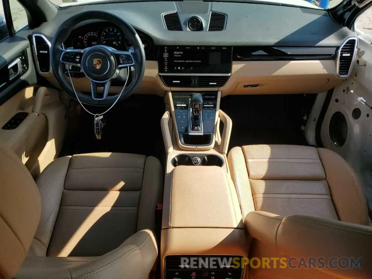 8 fotografías del automóvil dañado WP1AA2AY2MDA04727 PORSCHE CAYENNE 2021