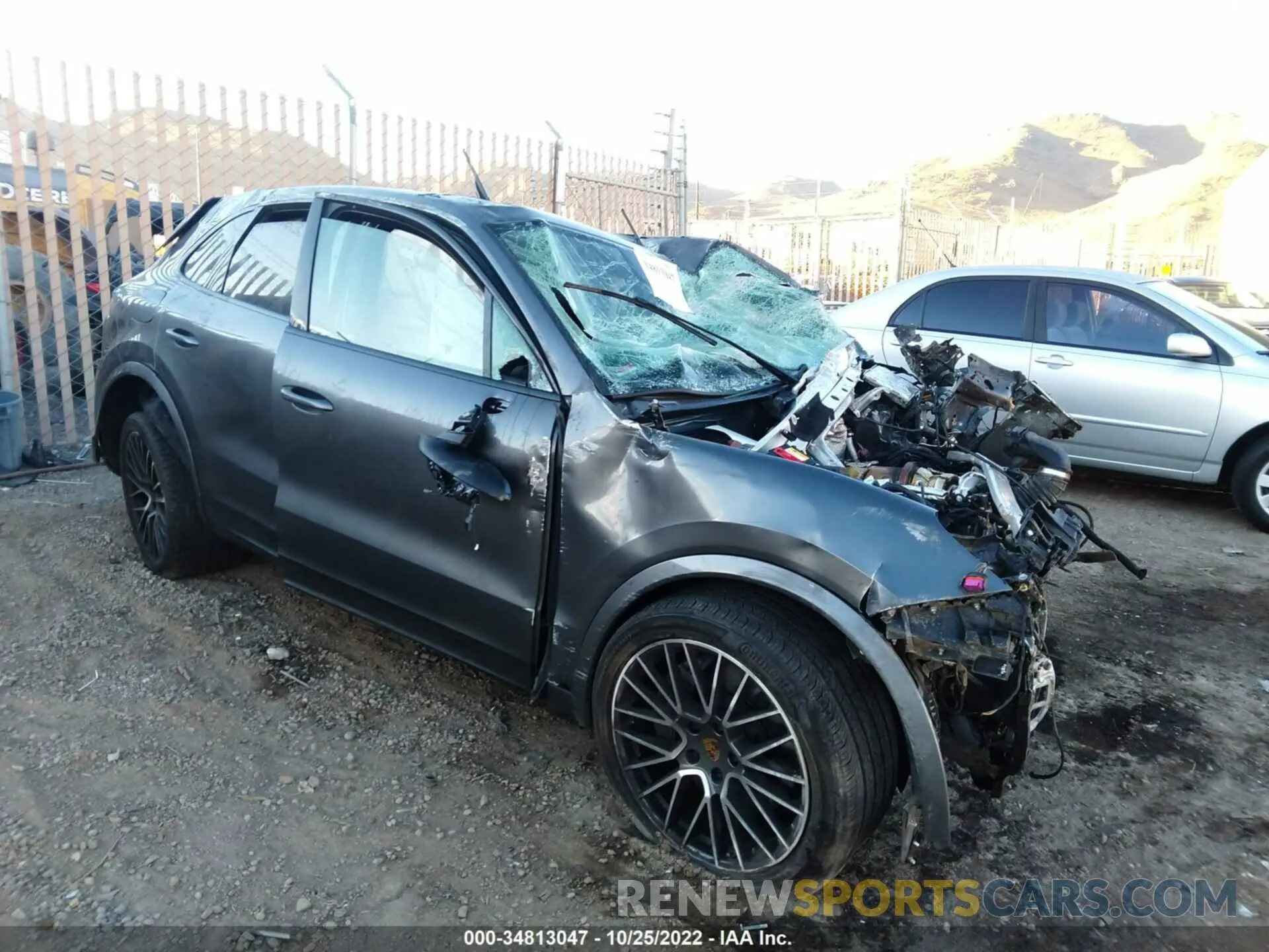 1 fotografías del automóvil dañado WP1AA2AY2MDA05120 PORSCHE CAYENNE 2021