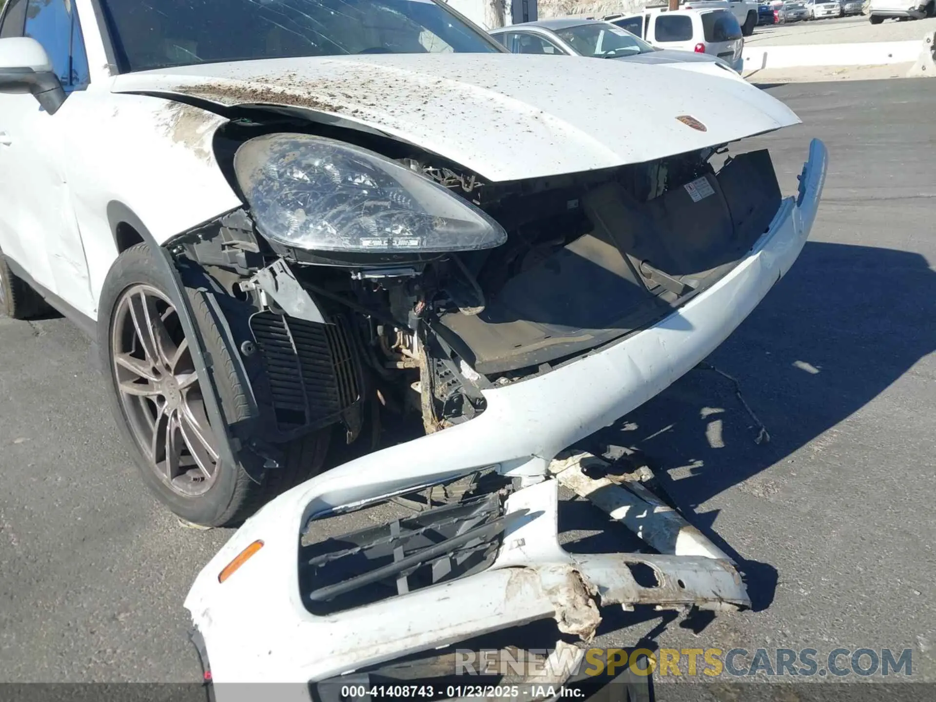 18 fotografías del automóvil dañado WP1AA2AY2MDA07529 PORSCHE CAYENNE 2021