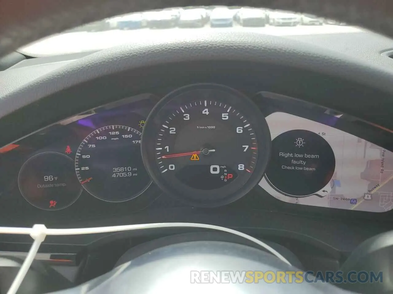 9 fotografías del automóvil dañado WP1AA2AY2MDA07577 PORSCHE CAYENNE 2021