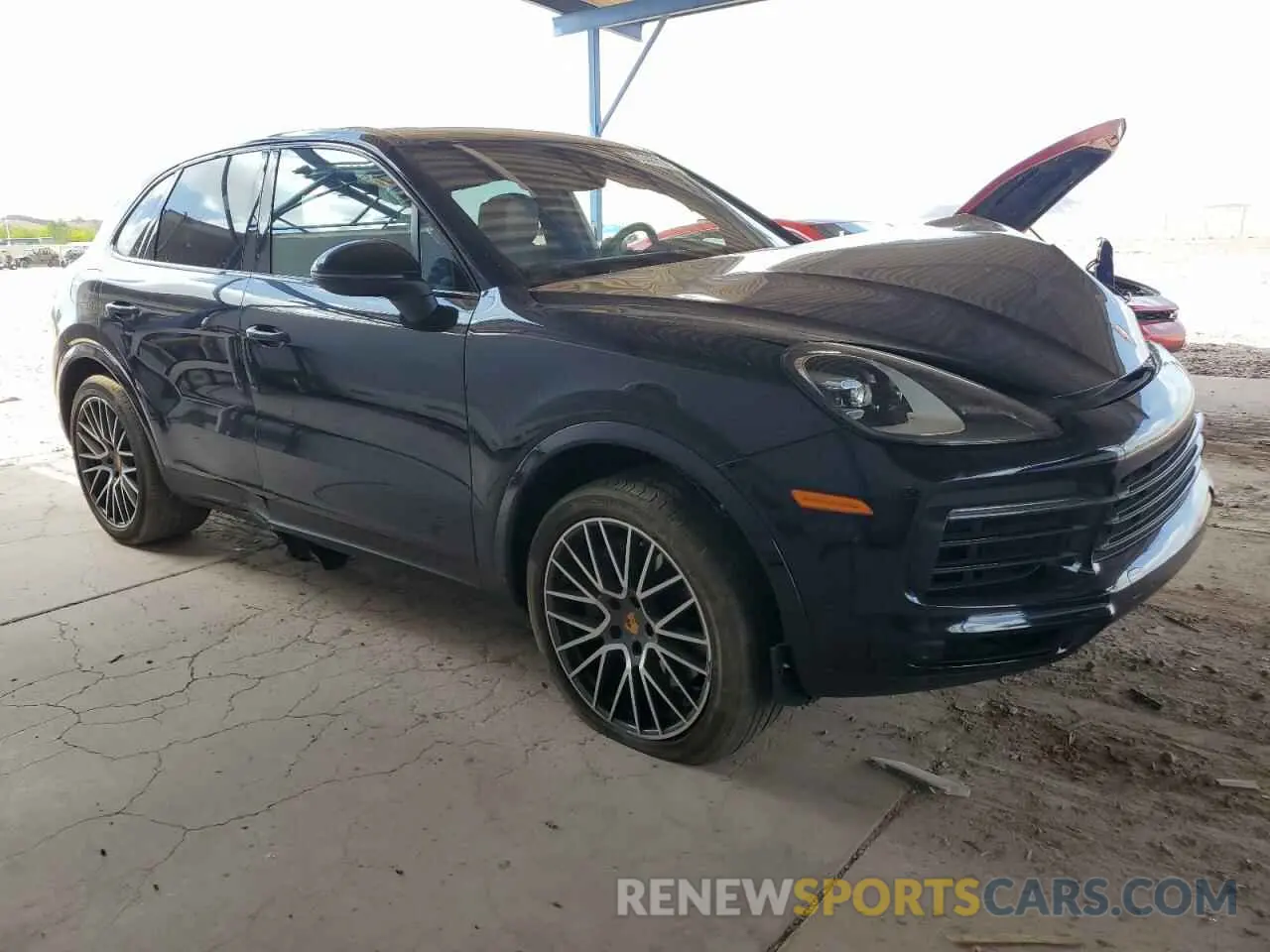 4 fotografías del automóvil dañado WP1AA2AY2MDA09149 PORSCHE CAYENNE 2021