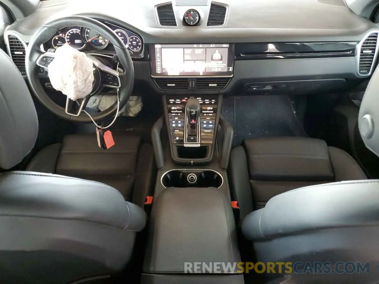 8 fotografías del automóvil dañado WP1AA2AY2MDA09149 PORSCHE CAYENNE 2021