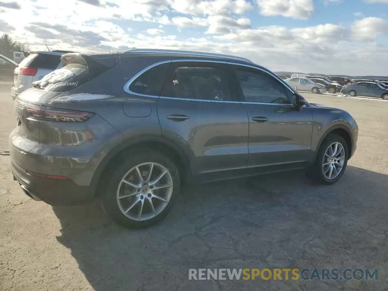 3 fotografías del automóvil dañado WP1AA2AY3MDA09161 PORSCHE CAYENNE 2021