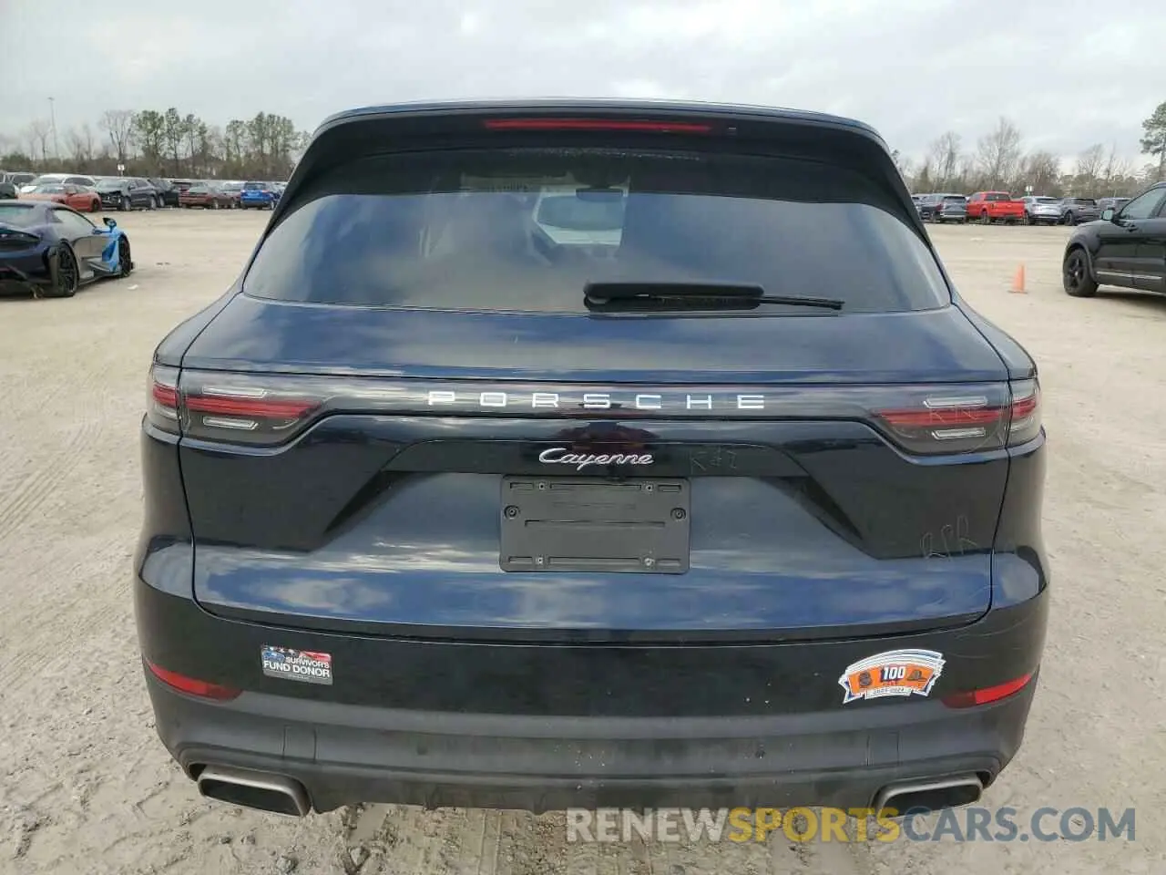 6 fotografías del automóvil dañado WP1AA2AY3MDA09676 PORSCHE CAYENNE 2021