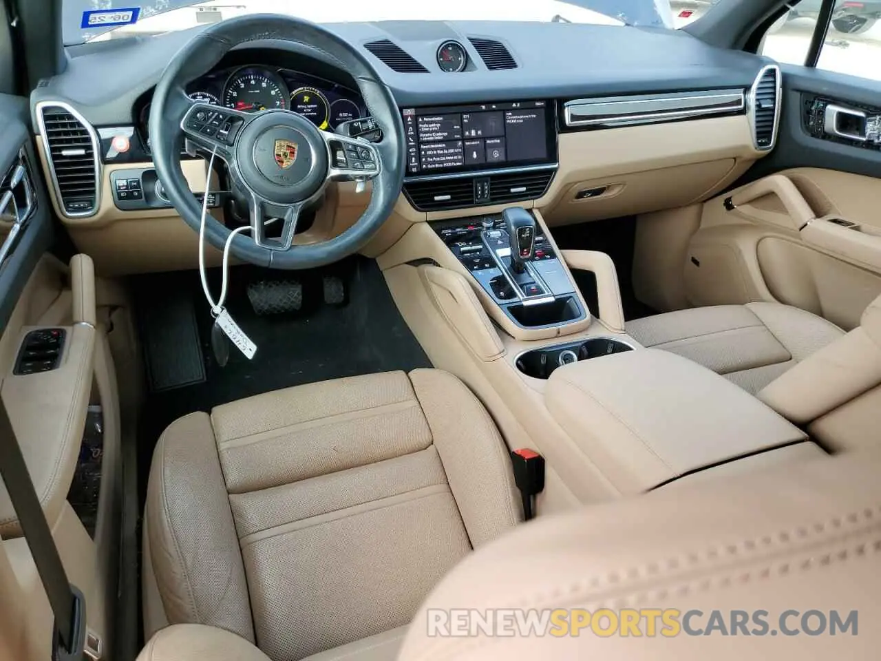 8 fotografías del automóvil dañado WP1AA2AY3MDA09676 PORSCHE CAYENNE 2021