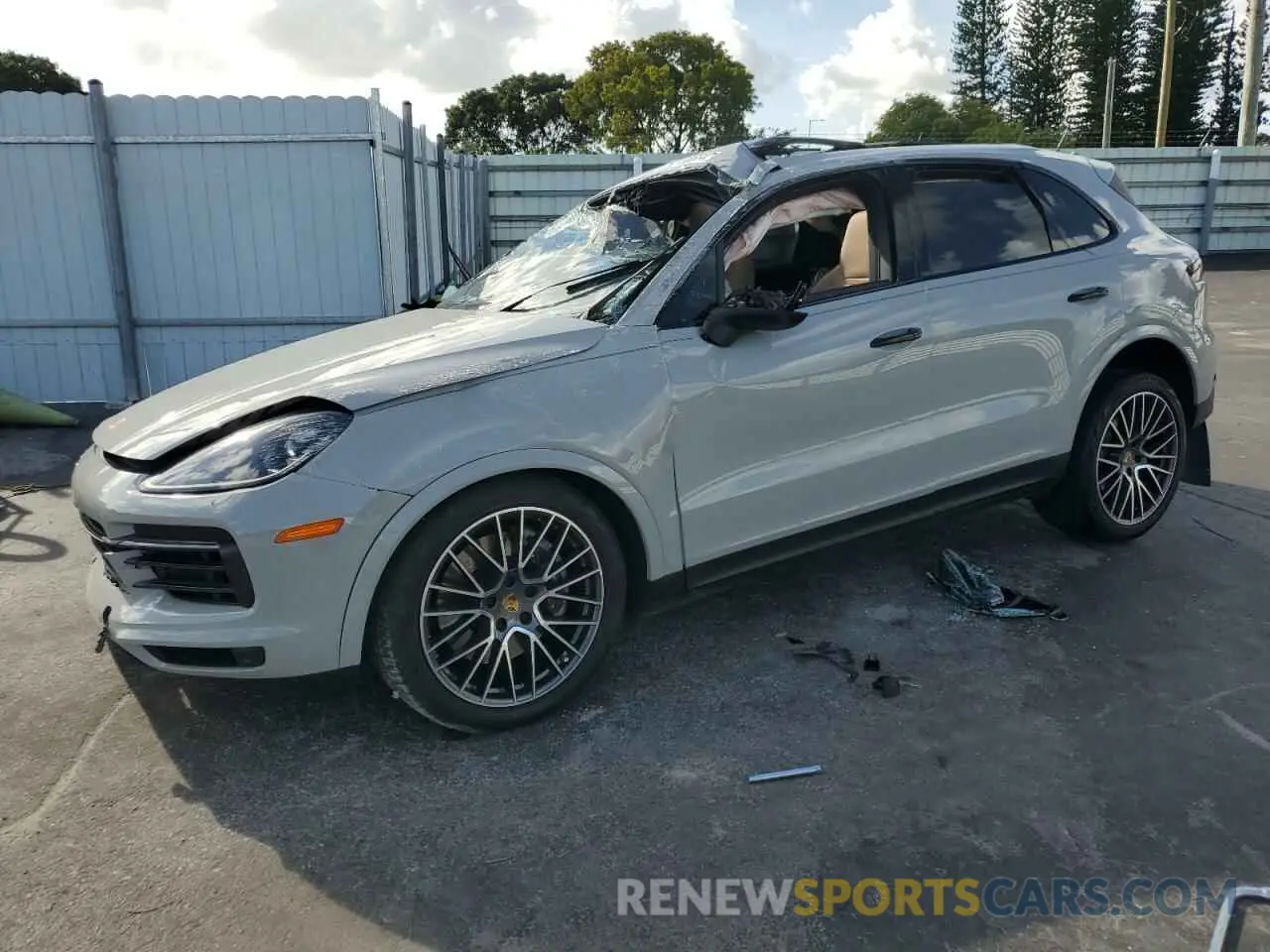 1 fotografías del automóvil dañado WP1AA2AY4MDA04342 PORSCHE CAYENNE 2021