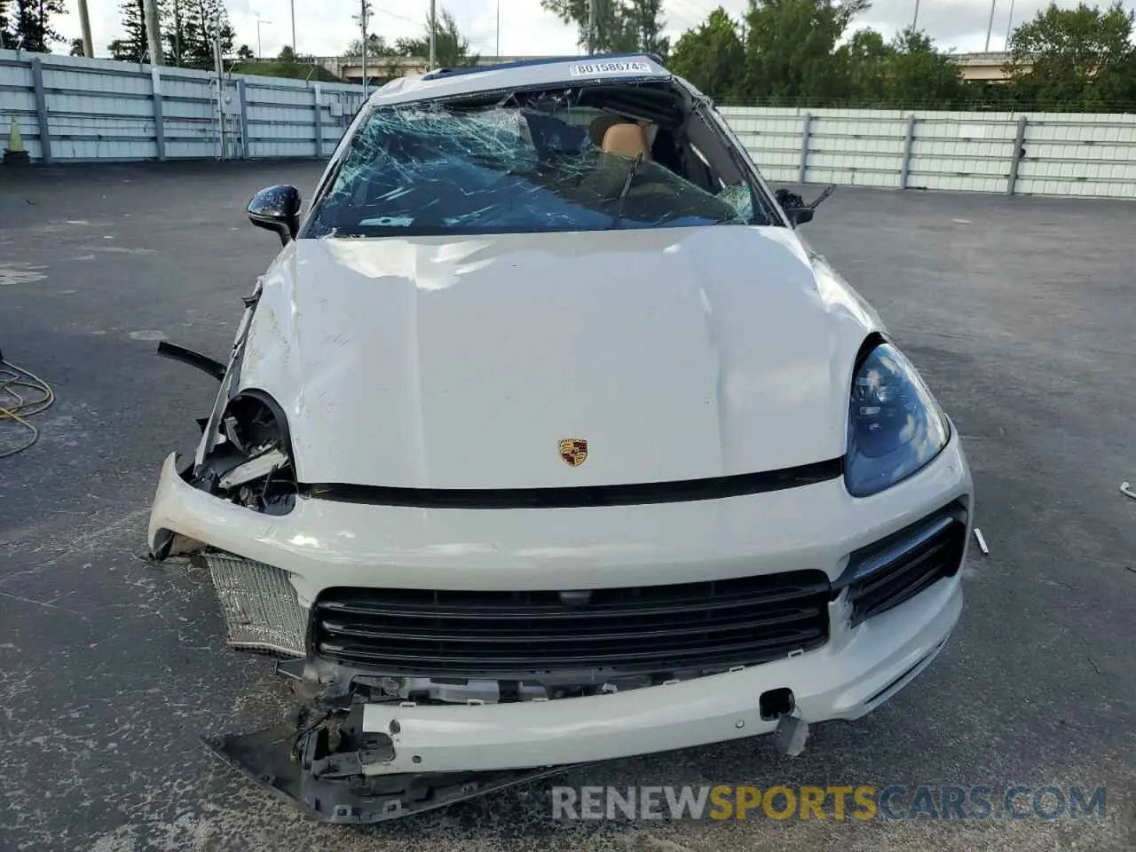 5 fotografías del automóvil dañado WP1AA2AY4MDA04342 PORSCHE CAYENNE 2021