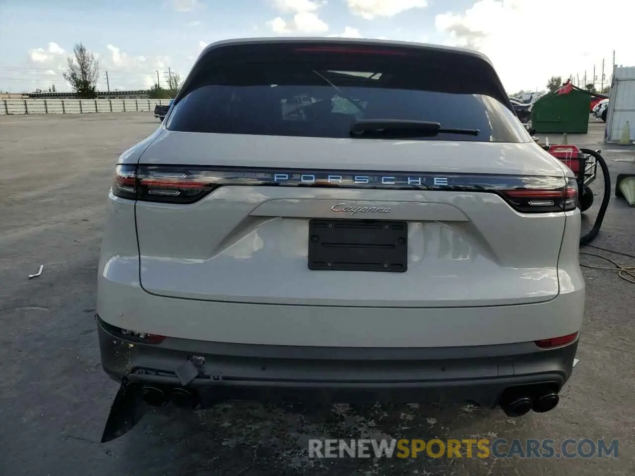6 fotografías del automóvil dañado WP1AA2AY4MDA04342 PORSCHE CAYENNE 2021