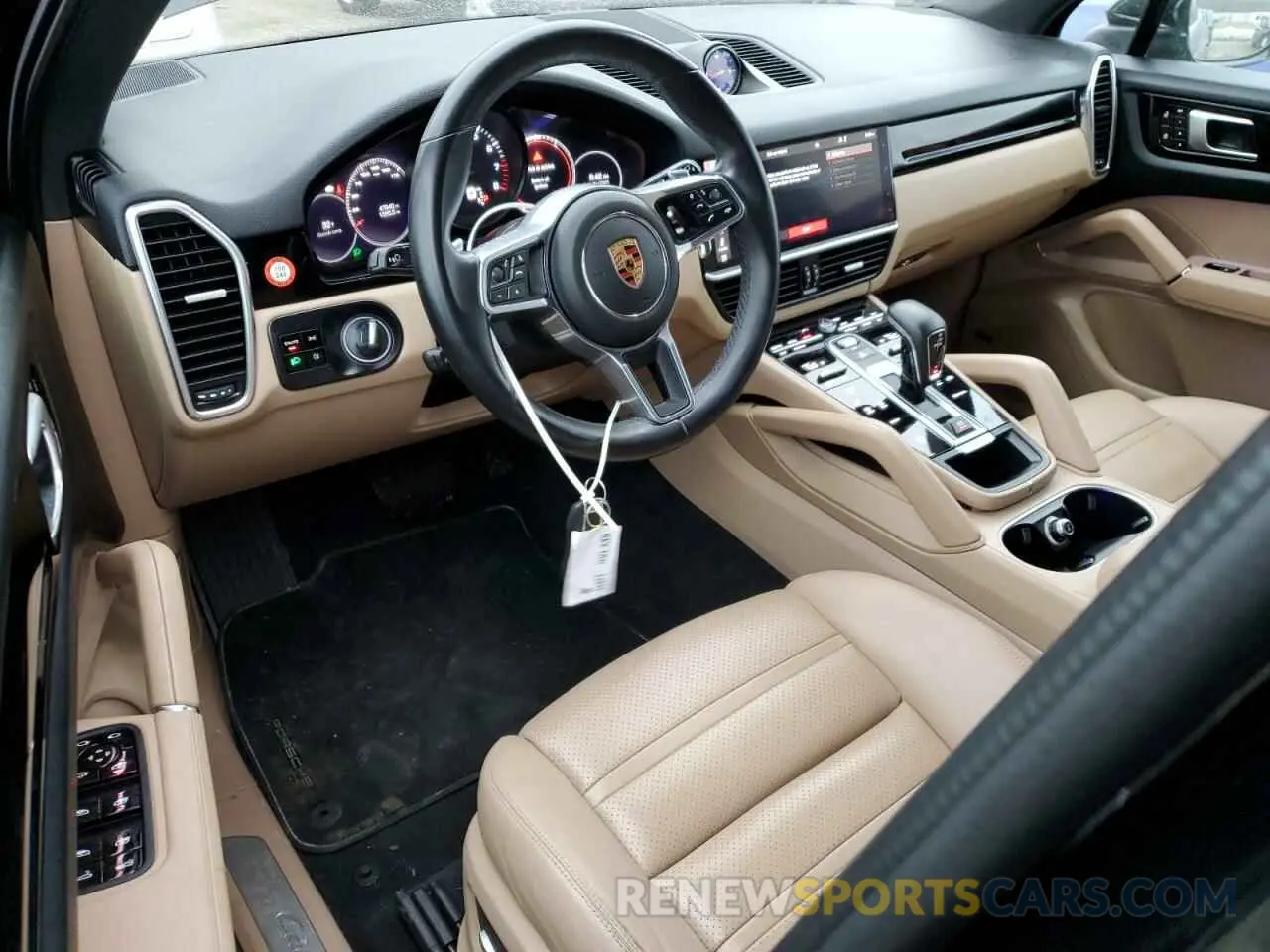 8 fotografías del automóvil dañado WP1AA2AY6MDA01135 PORSCHE CAYENNE 2021
