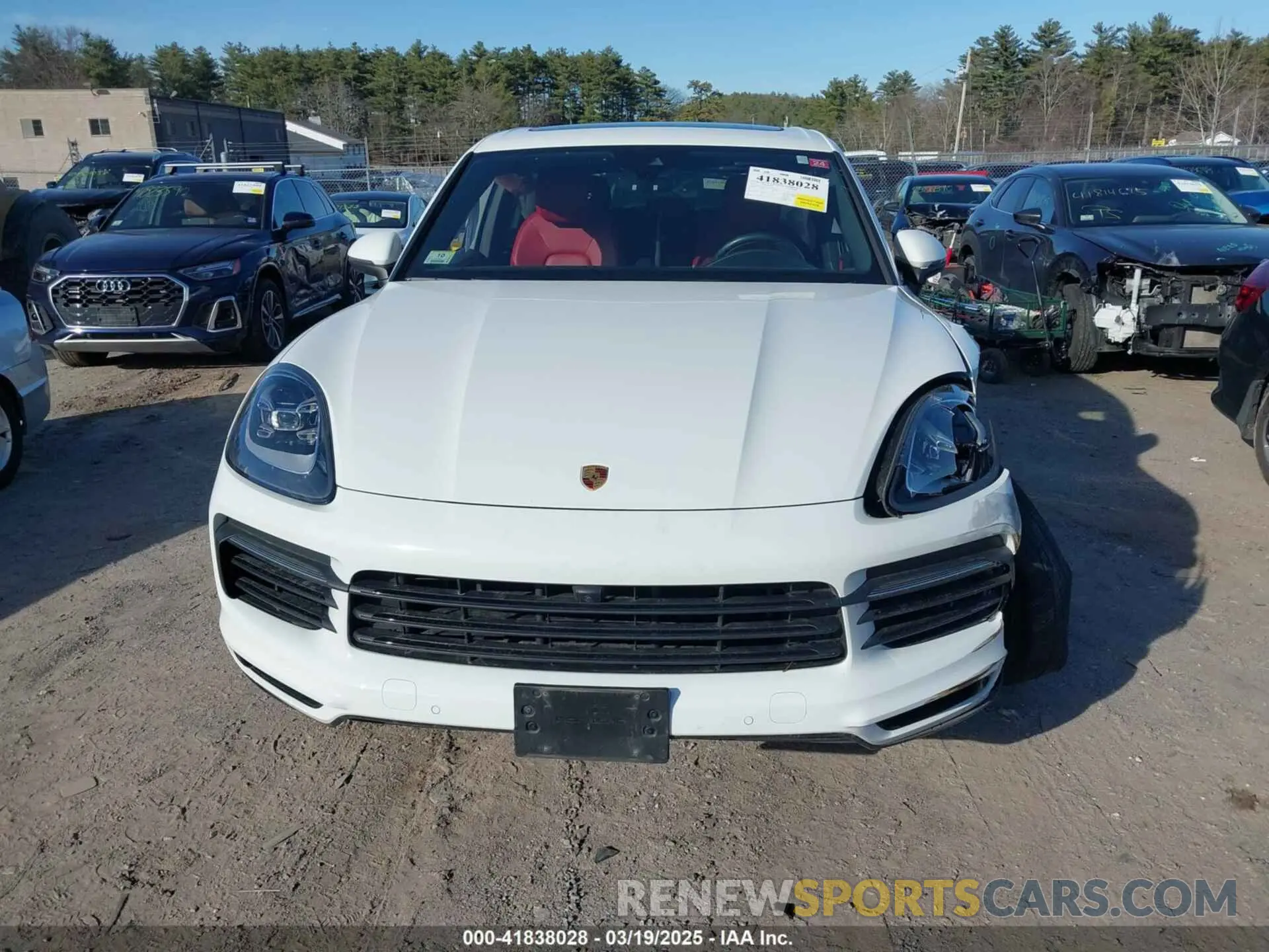 12 fotografías del automóvil dañado WP1AA2AY7MDA01807 PORSCHE CAYENNE 2021