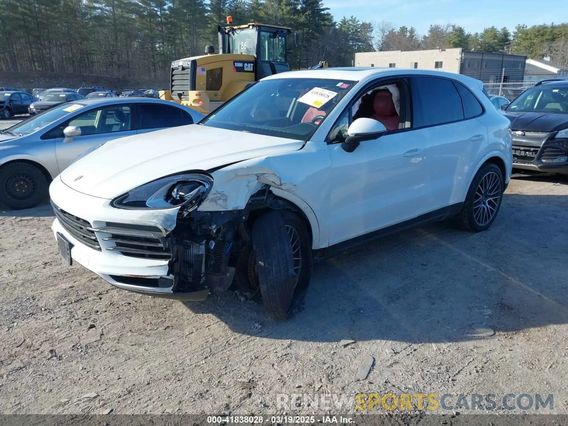 2 fotografías del automóvil dañado WP1AA2AY7MDA01807 PORSCHE CAYENNE 2021
