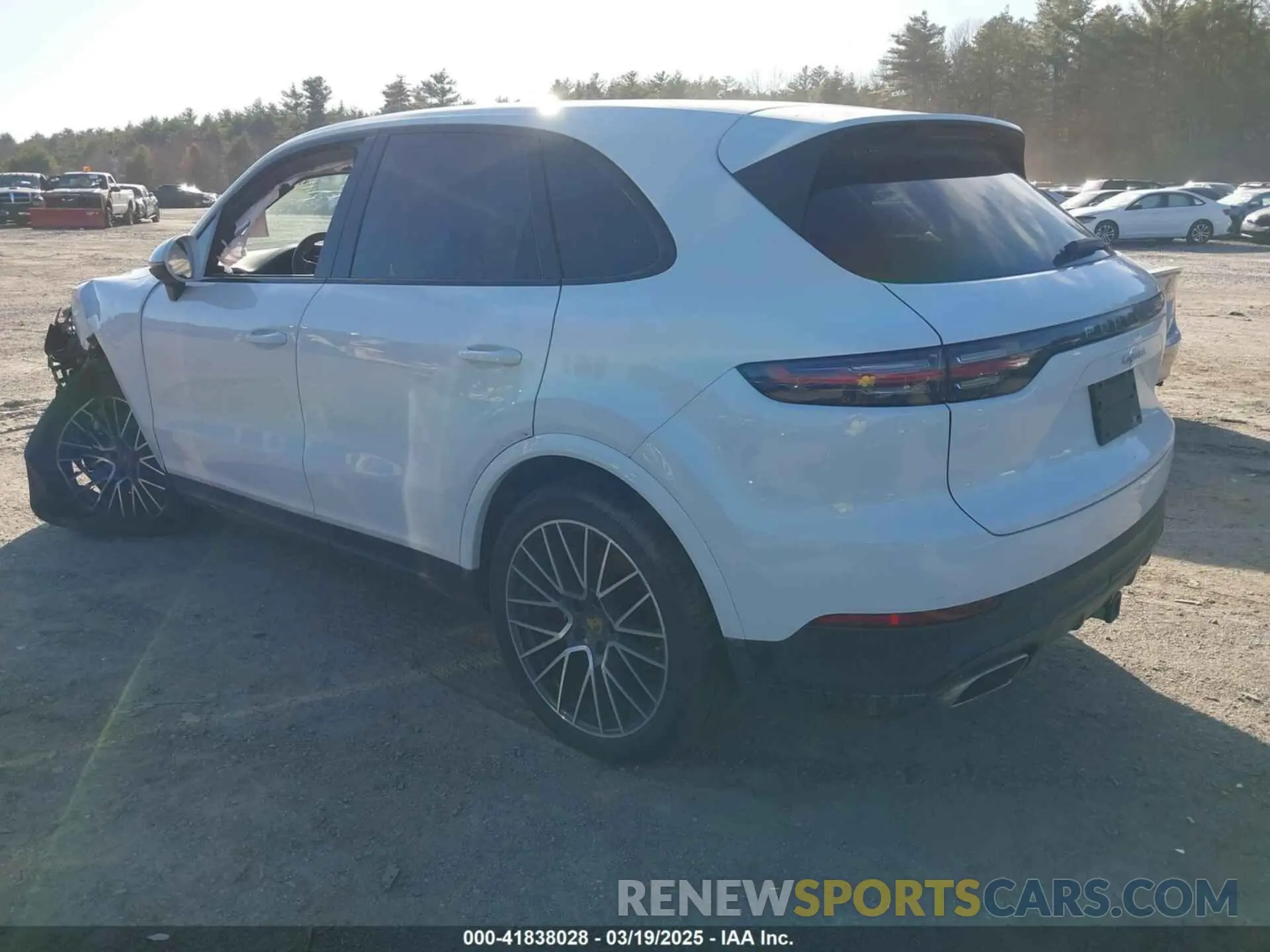 3 fotografías del automóvil dañado WP1AA2AY7MDA01807 PORSCHE CAYENNE 2021