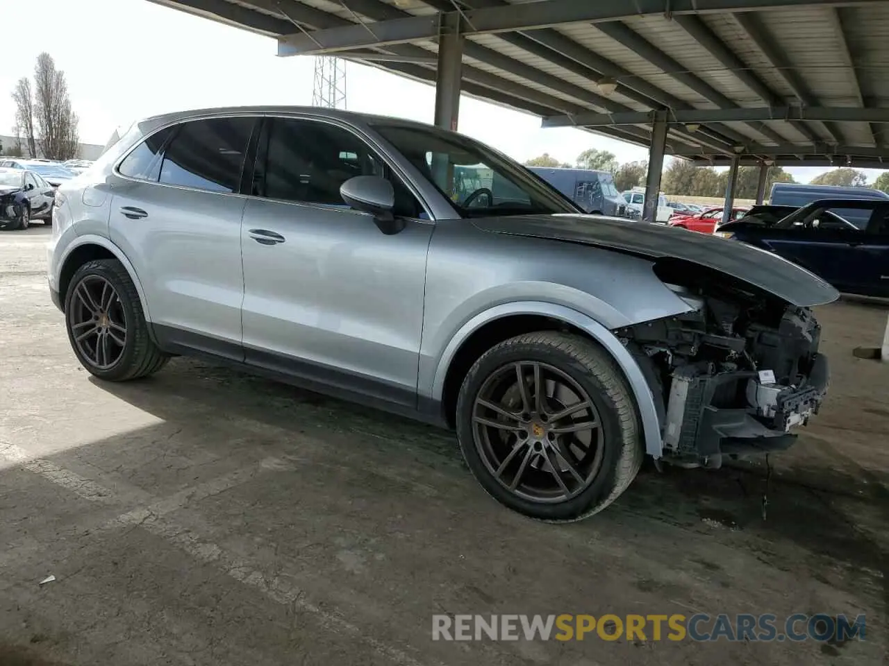 4 fotografías del automóvil dañado WP1AA2AY9MDA00187 PORSCHE CAYENNE 2021