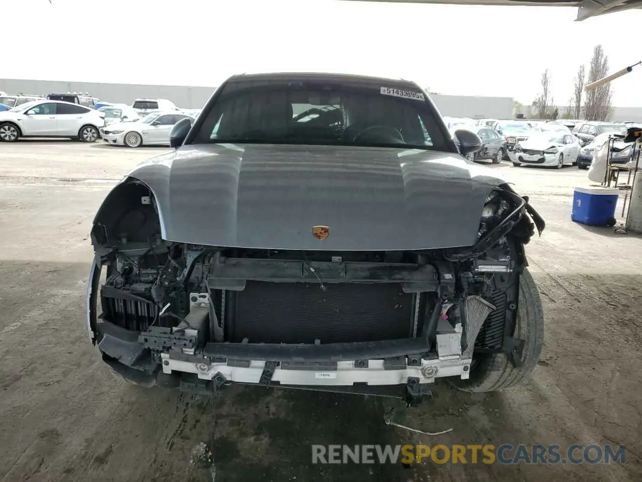 5 fotografías del automóvil dañado WP1AA2AY9MDA00187 PORSCHE CAYENNE 2021