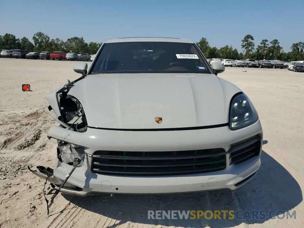 5 fotografías del automóvil dañado WP1AA2AY9MDA04210 PORSCHE CAYENNE 2021