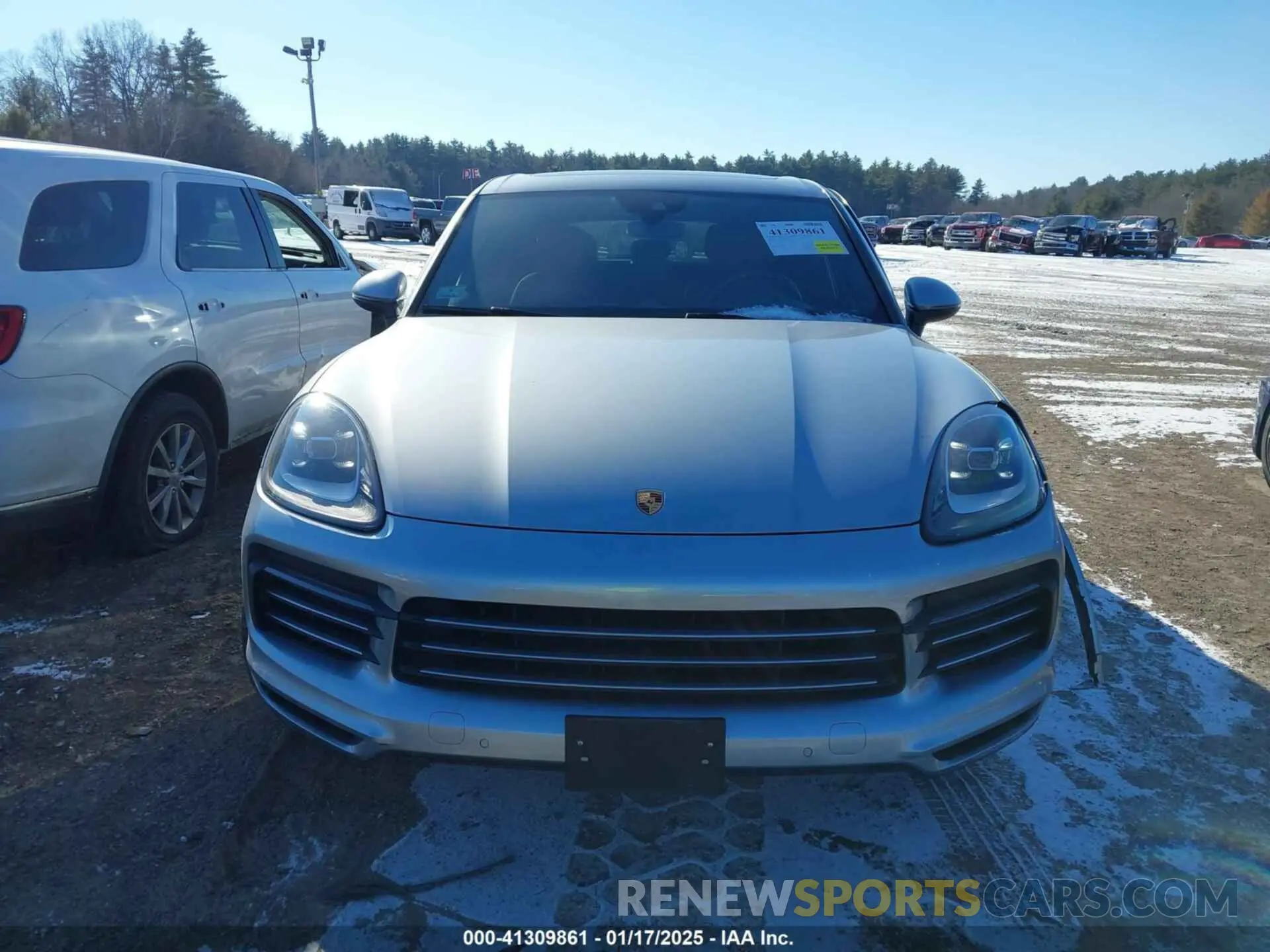 12 fotografías del automóvil dañado WP1AA2AY9MDA05552 PORSCHE CAYENNE 2021