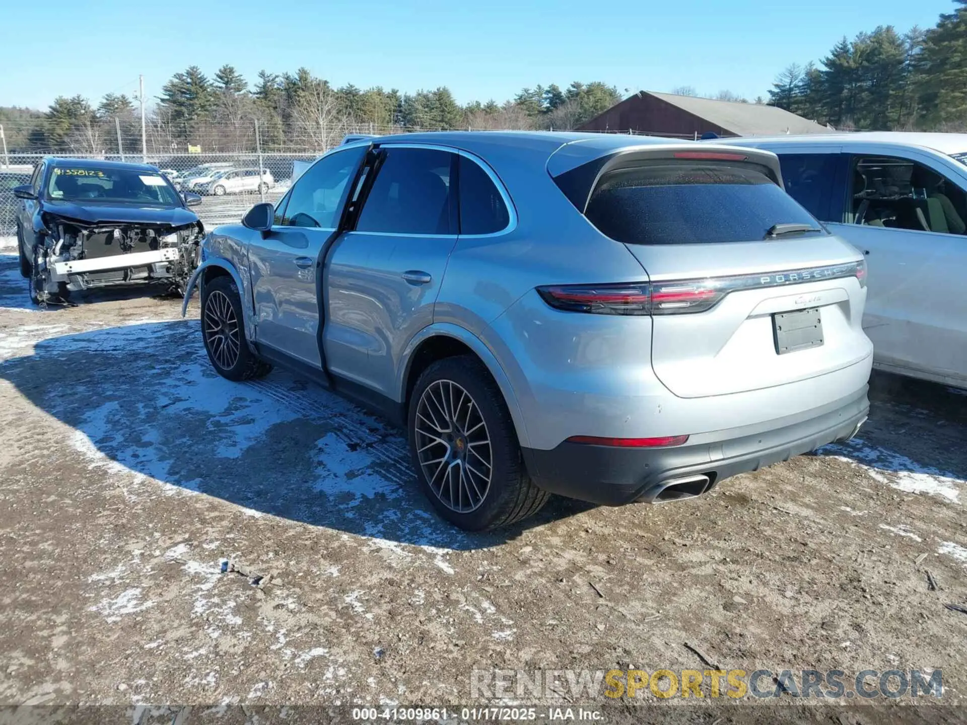 3 fotografías del automóvil dañado WP1AA2AY9MDA05552 PORSCHE CAYENNE 2021