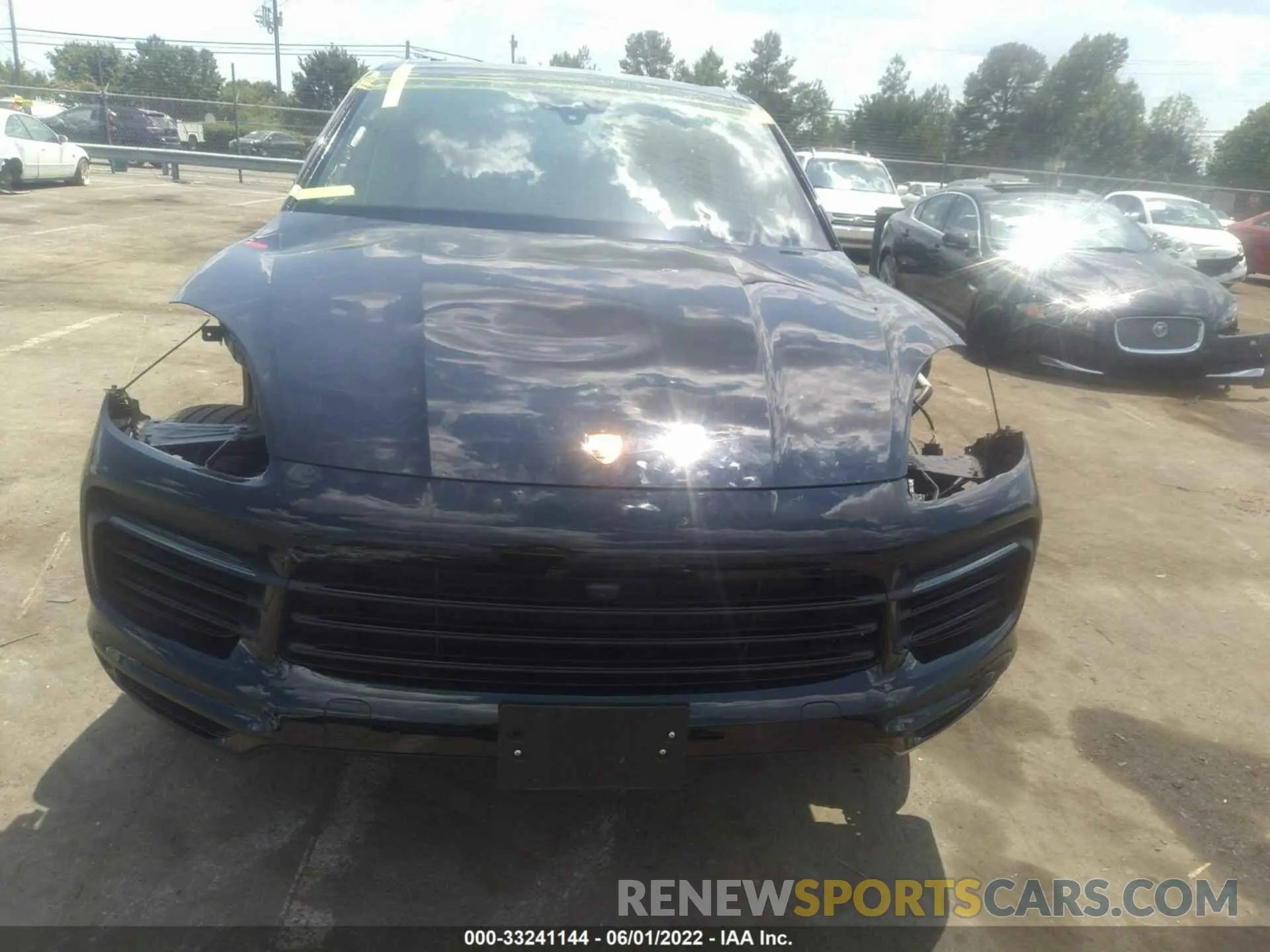 6 fotografías del automóvil dañado WP1AA2AY9MDA07642 PORSCHE CAYENNE 2021