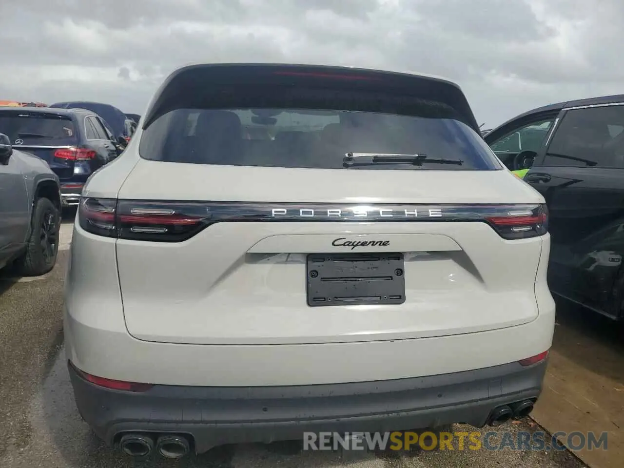 6 fotografías del automóvil dañado WP1AA2AY9MDA08404 PORSCHE CAYENNE 2021