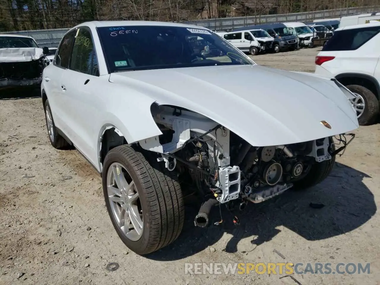 1 fotografías del automóvil dañado WP1AA2AYXMDA03616 PORSCHE CAYENNE 2021