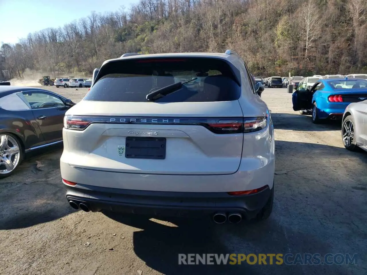 6 fotografías del automóvil dañado WP1AB2AY2MDA27941 PORSCHE CAYENNE 2021