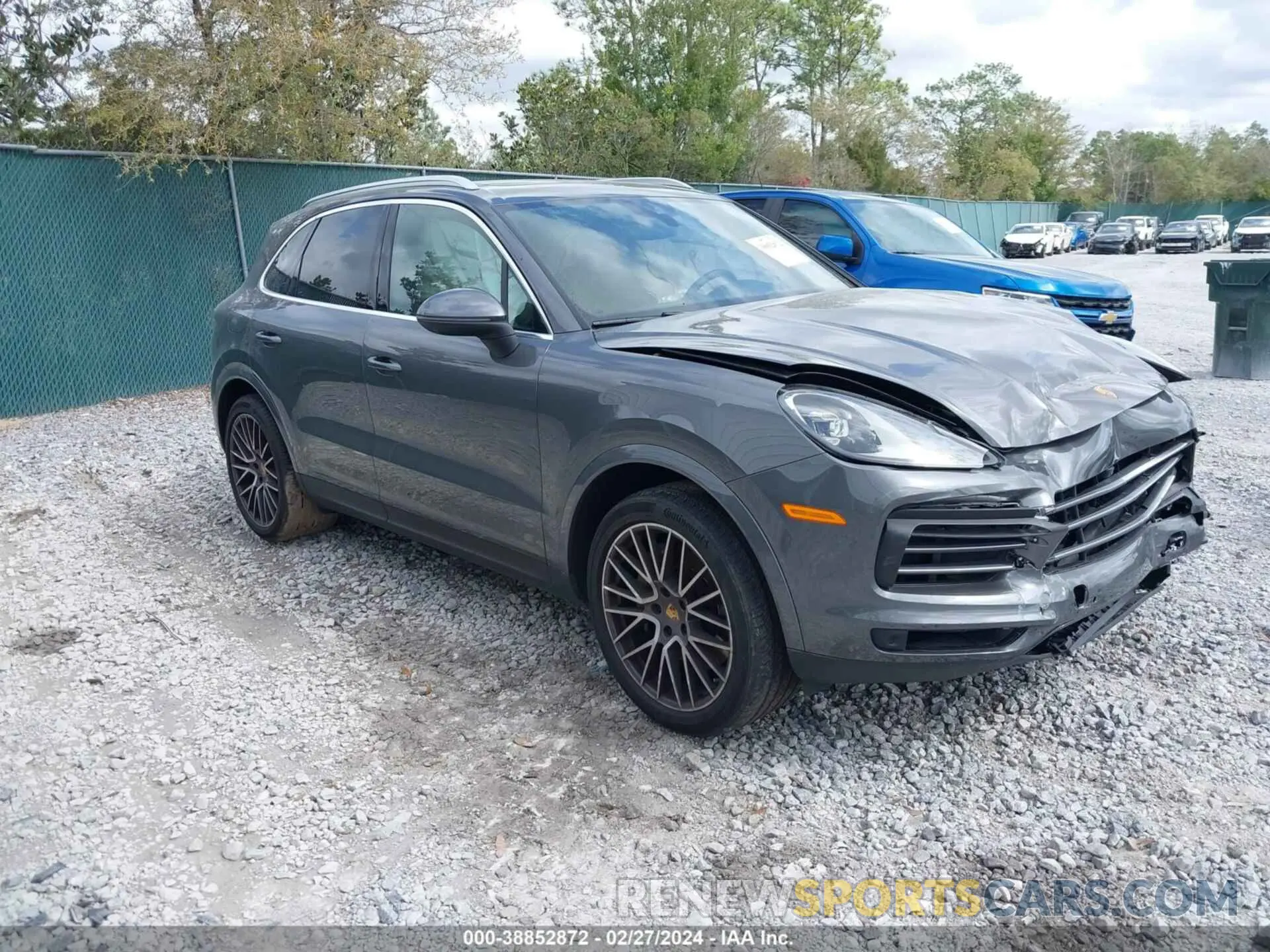 1 fotografías del automóvil dañado WP1AB2AY3MDA28807 PORSCHE CAYENNE 2021