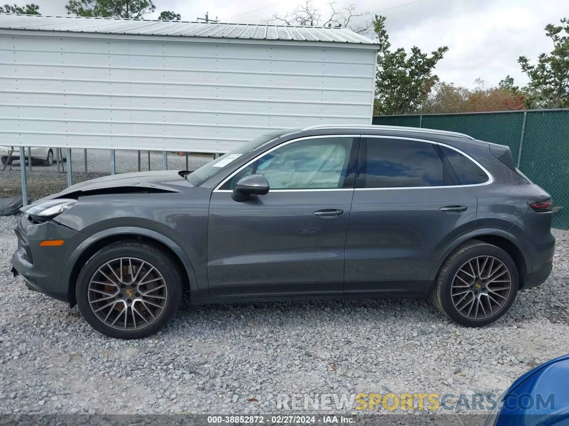 14 fotografías del automóvil dañado WP1AB2AY3MDA28807 PORSCHE CAYENNE 2021