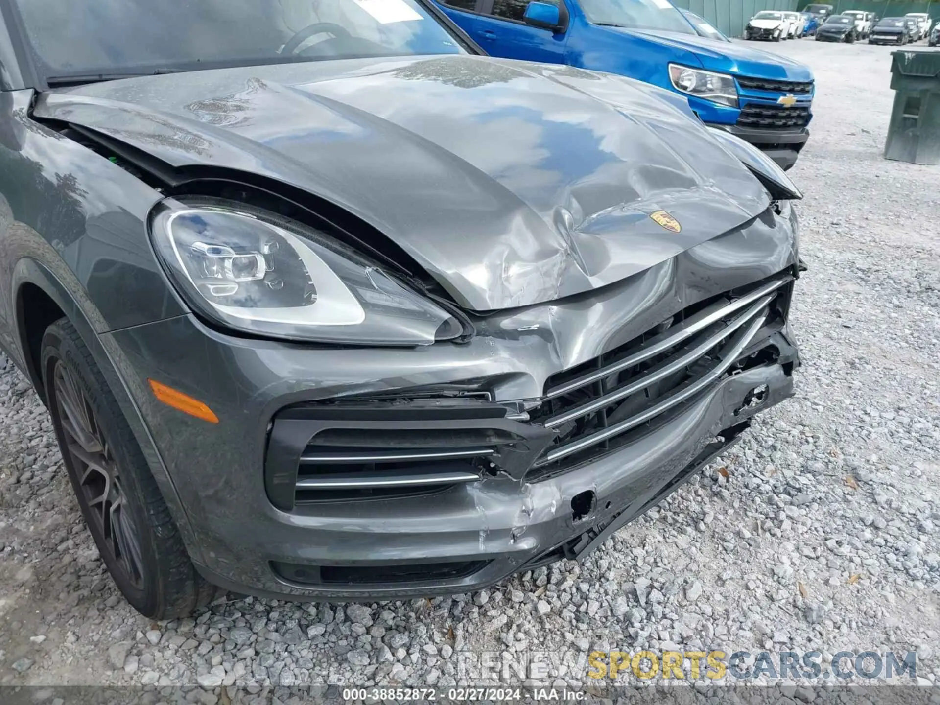 19 fotografías del automóvil dañado WP1AB2AY3MDA28807 PORSCHE CAYENNE 2021