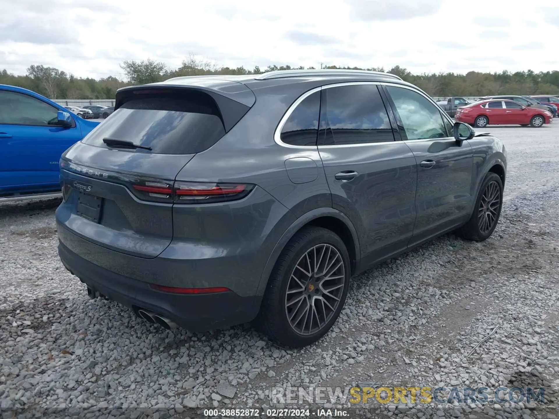 4 fotografías del automóvil dañado WP1AB2AY3MDA28807 PORSCHE CAYENNE 2021