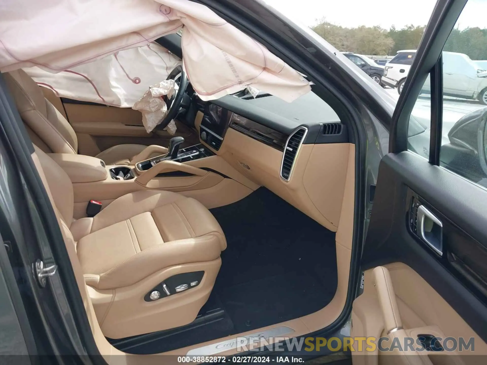 5 fotografías del automóvil dañado WP1AB2AY3MDA28807 PORSCHE CAYENNE 2021
