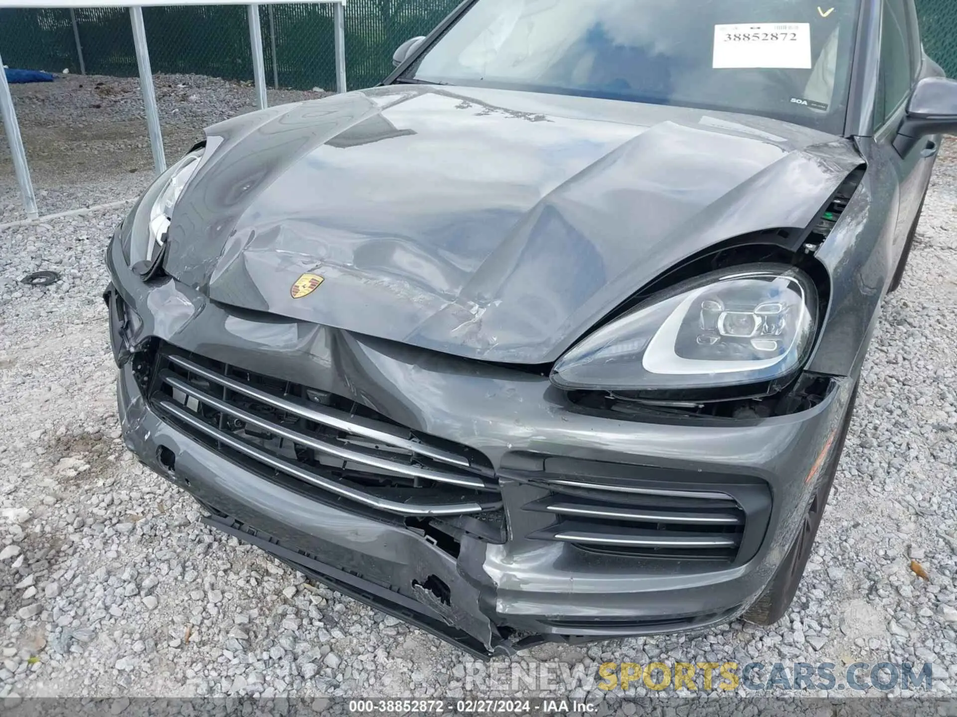 6 fotografías del automóvil dañado WP1AB2AY3MDA28807 PORSCHE CAYENNE 2021