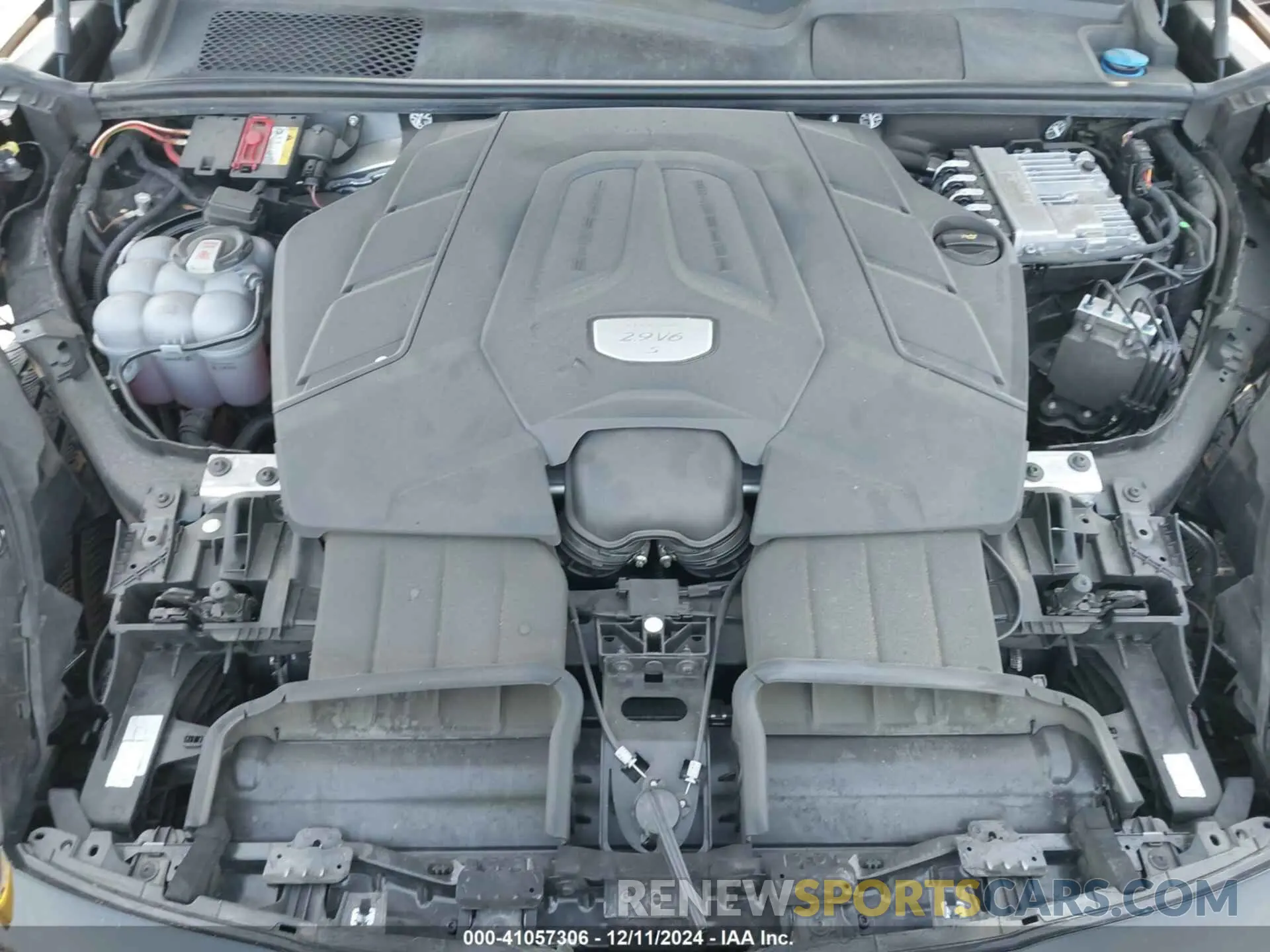 10 fotografías del automóvil dañado WP1AB2AY4MDA29027 PORSCHE CAYENNE 2021