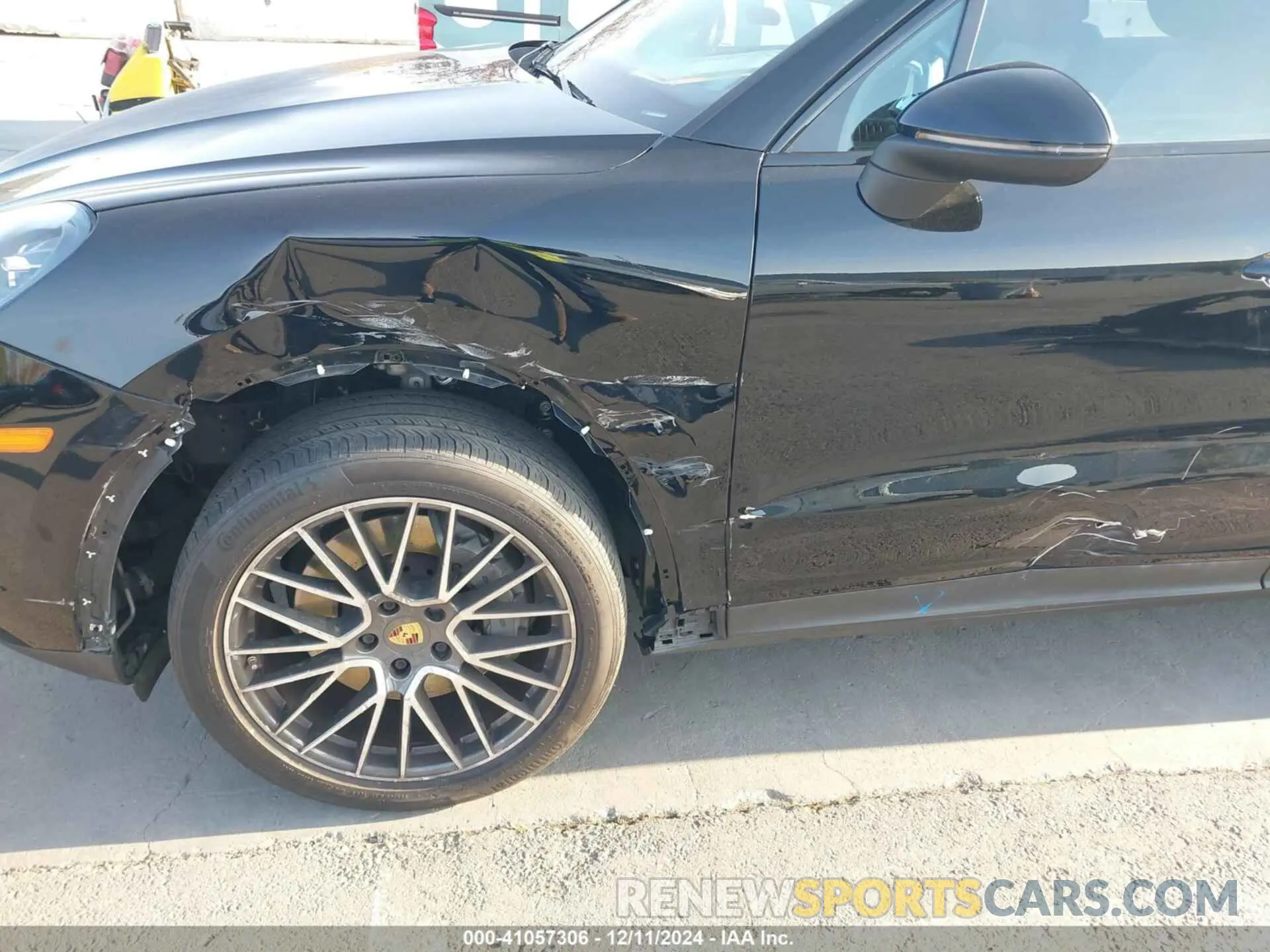 6 fotografías del automóvil dañado WP1AB2AY4MDA29027 PORSCHE CAYENNE 2021