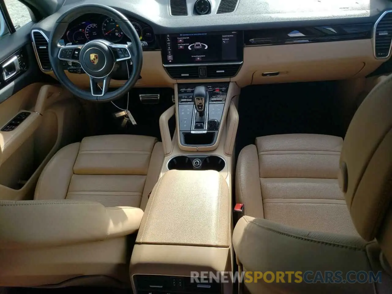 8 fotografías del automóvil dañado WP1AB2AY8MDA27555 PORSCHE CAYENNE 2021