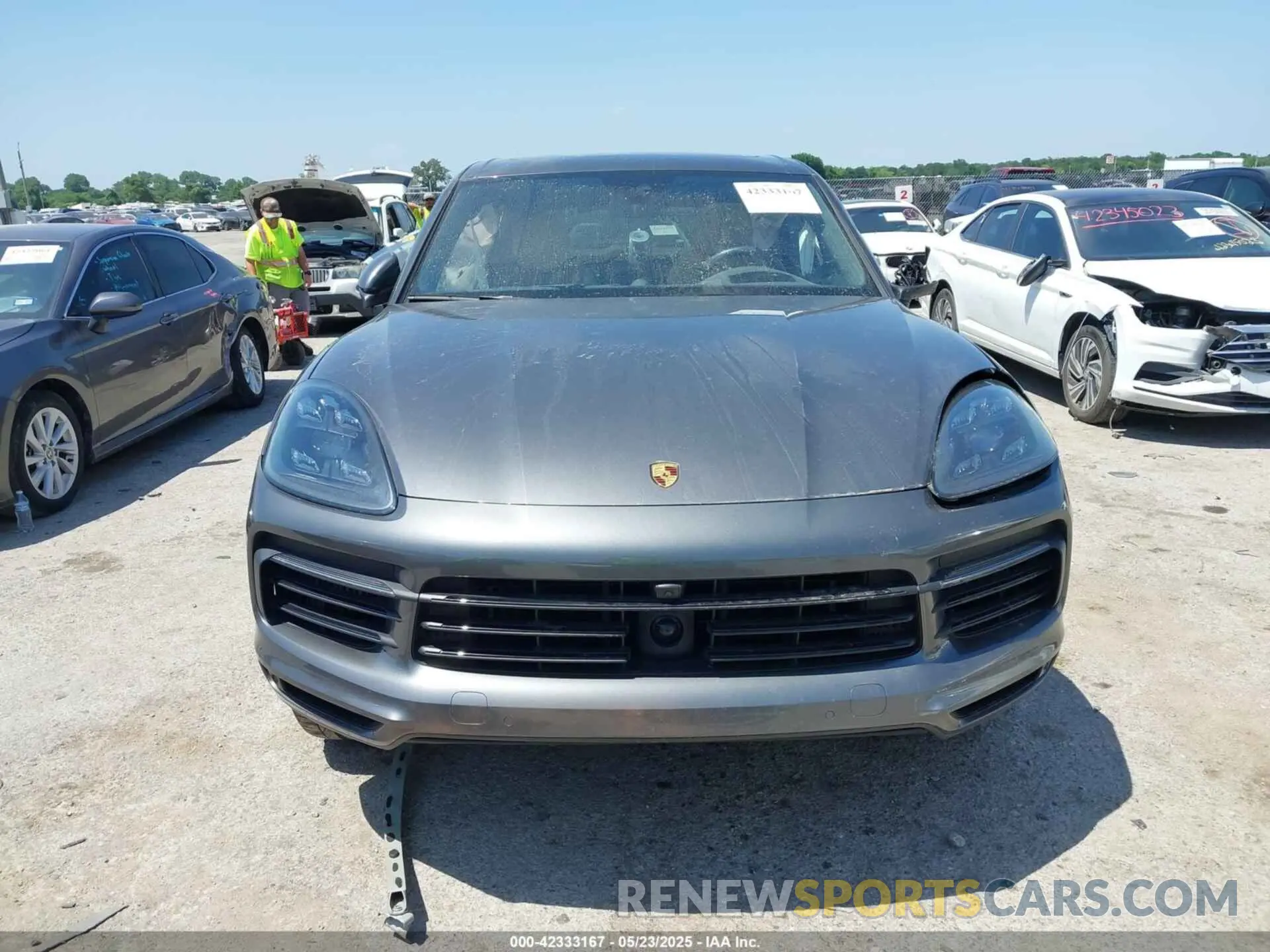 12 fotografías del automóvil dañado WP1AB2AY8MDA28690 PORSCHE CAYENNE 2021